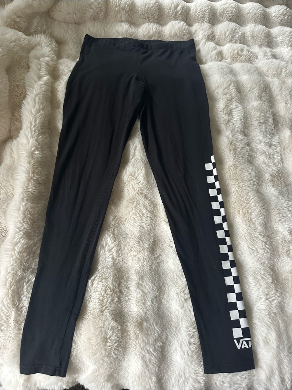 Vans women’s black leggings with side logo - Picture 4 of 4